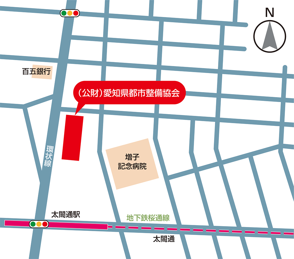 旧中村区役所庁舎　位置図